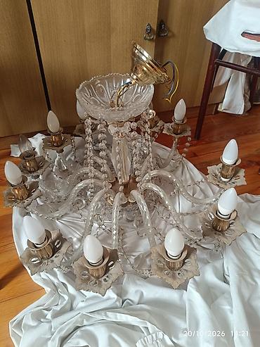 ucuz cılcıraqlar: Çılçıraq, 10 və daha çox lampa, Xrustal — 3