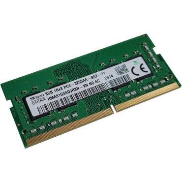 Sərt disklər (HDD): Operativ yaddaş (RAM) 8 GB, 3200 Mhz, DDR4, Noutbuk üçün