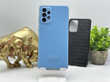 Samsung: Samsung Galaxy A72 5G, Б/у, 128 ГБ, цвет - Синий, 2 SIM