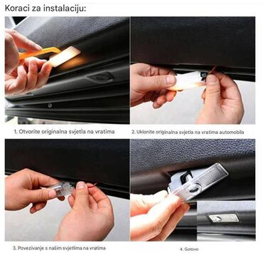 Auto oprema: LED projektori logotipa za vrata – Audi - Ugradnja umesto fabričkog — 3