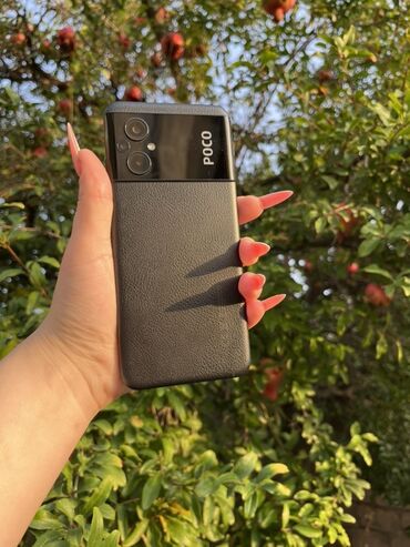 Telefon üçün soyuducular: Poco M5, 128 GB, rəng - Qara, Barmaq izi, Face ID