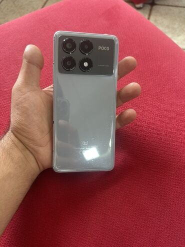 Poco: Poco X6 Pro 5G, 512 GB, rəng - Boz, Barmaq izi