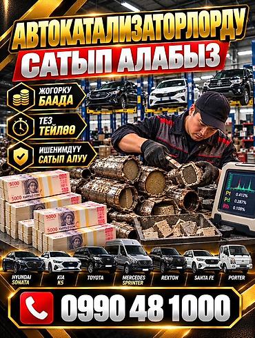 КАТАЛИЗАТОРЛОРДУ КЫМБАТ БААДА САТЫП АЛАБЫЗ! БИШКЕКТЕ КАТАЛИЗАТОРЛОРДУ