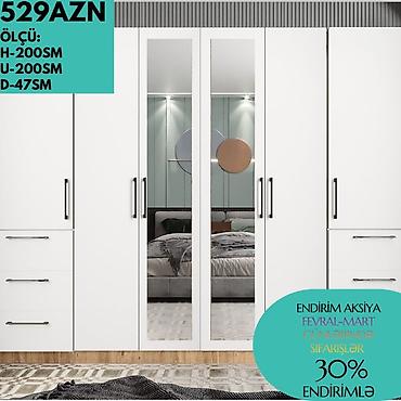Modern 6 qapılı dolab – AVENRAHOME . - Ölçü variantları: - at lalafo.az Modern 6 qapılı dolab – AVENRAHOME . - Ölçü variantları: -