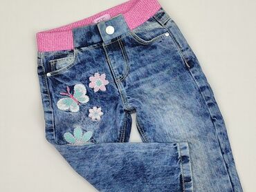 kurtka zimowa dziewczeca 128: Denim pants, F&F, 12-18 months, condition - Perfect