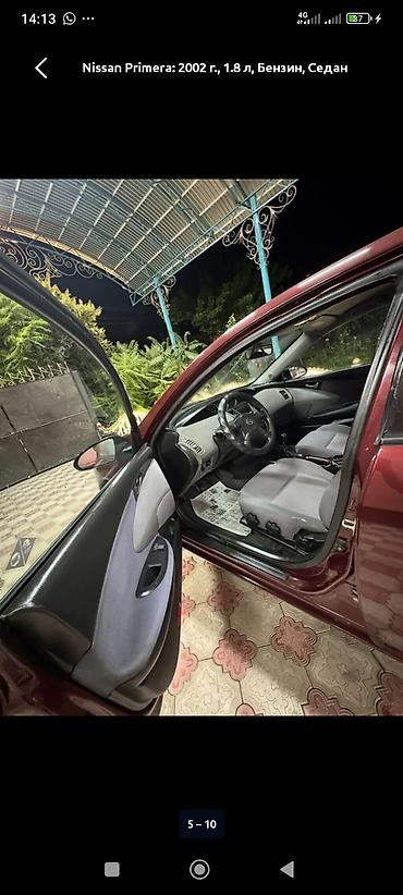 енкар авто: Nissan Primera: 2002 г., 1.8 л, Механика, Бензин, Лифтбек — 6