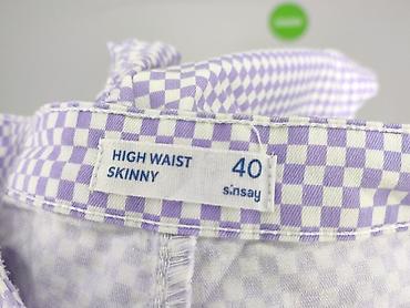 patchwork: Sinsay, Spodnie materiałowe damskie, rozmiar M — 4