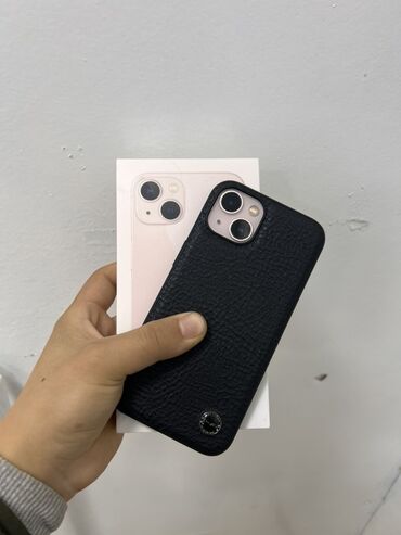 ok google сколько: IPhone 13, Б/у, 128 ГБ, Розовый, Зарядное устройство, Защитное стекло, Чехол, 80 %