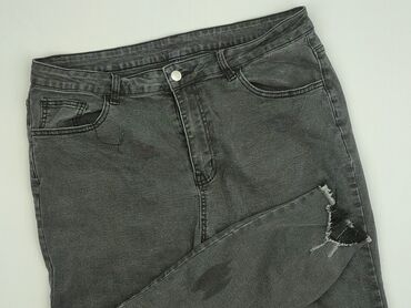vices klapki na koturnie: Shein Curve, Jeans for women, size 2XL