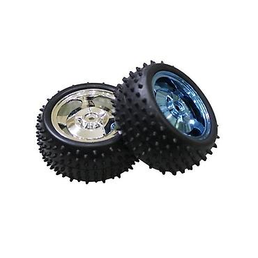 minus disk: Orta Ölçülü Ərazi Təkəri 85x38mm Müxtəlif ərazi, robotik və hobbi — 3