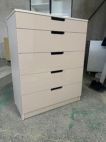 Комоды для одежды: Комод для одежды, С зеркалом, ЛДСП, цвет - Коричневый — 5