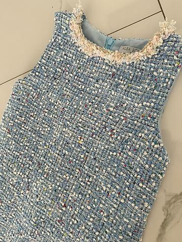Uşaq dünyası: Məhsul: Qız uşaqları üçün “ALBA BO. ” etiketli tweed don - Model — 2