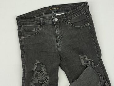spódnice jeans czarne: Jeansy, Pull and Bear, XS, stan - Dobry