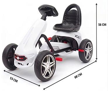 espadrile bele: Karting mini na pedale – Beli Šifra proizvoda: 608604Beli-260 Opis — 1