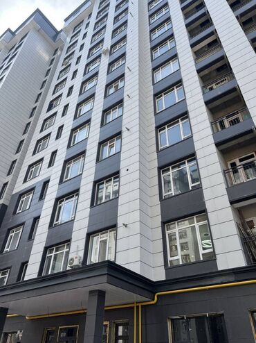 квартира в районе ахунбаева: 2 комнаты, 60 м², Элитка, 12 этаж, ПСО (под самоотделку)