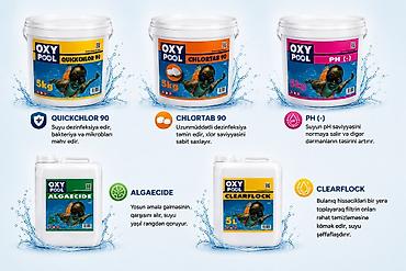 xonca desti: 💧 OXY POOL Hovuz Dərmanları – 5-li Tam Komplekt ✅ Hovuz suyunun tam — 2