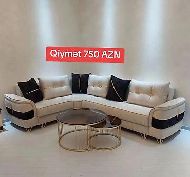 set mebel: Yeni, Künc divan, Qonaq otağı üçün, Açılan, Azərbaycan — 1
