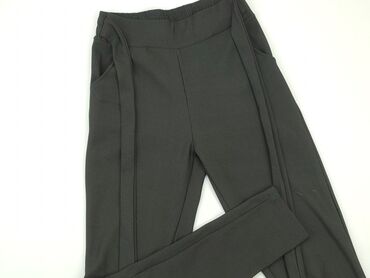 legginsy damskie czarne nieprześwitujące: Material trousers, M (EU 38), condition - Very good