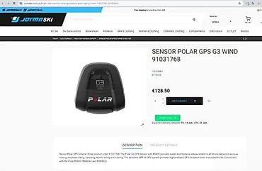 Dodaci za satove: Polar G3 GPS senzor (W.I.N.D) - Kompaktan, lagan GPS modul za merenje — 3