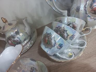 madonna bulud: Çay dəsti, rəng - Ağ, Farfor, Madonna, 6 nəfərlik, Almaniya