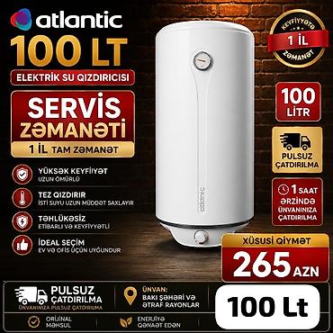 Məişət texnikası: Ariston 100 l, Yeni, Kredit yoxdur, Pulsuz çatdırılma, Rayonlara çatdırılma — 1
