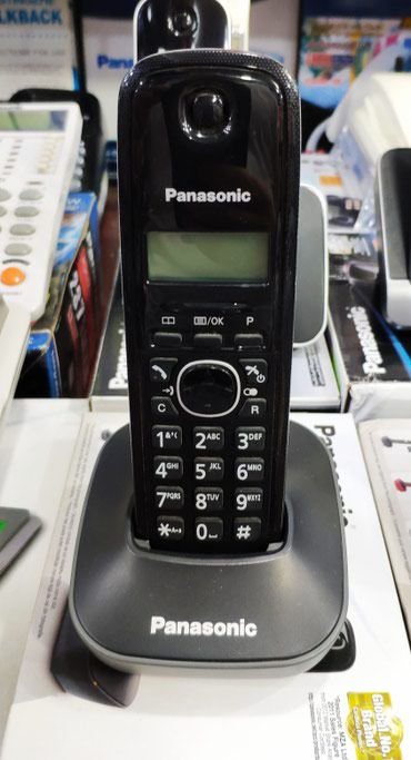 siqnal sesleri: Stasionar telefon Panasonic stasionar ev telefonu. 250 - 300 metr
