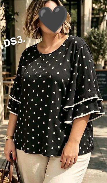 prepravka odece: Majica/tunika za punije
2XL 3XL 4XL
Cena : 2350 dinara 👜 — 3