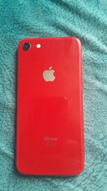 iphone 8 pilus: IPhone 8, 64 GB, Qırmızı, Barmaq izi, Face ID