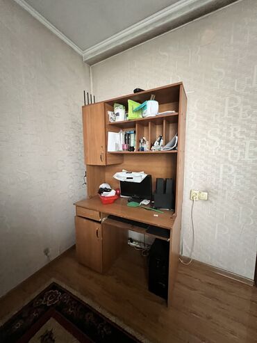 дубовый стол: Полка для учебы