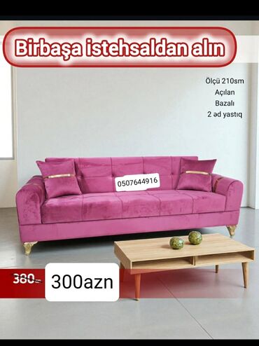 Sifarişlə divanlar: Divan, Qonaq otağı üçün, Parça, Bazalı, Açılan, Kitab — 4