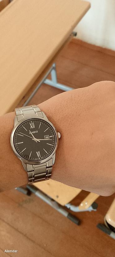 smart saatlar uşaq ucun: İşlənmiş, Qol saatı, Casio, rəng - Ağ — 4