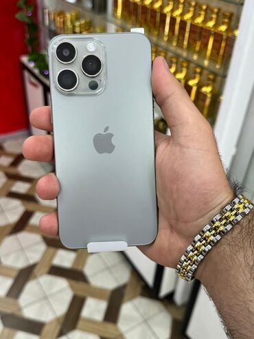 Apple iPhone: IPhone 15 Pro Max, 512 ГБ, Matte Silver, Гарантия, Face ID