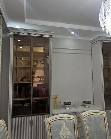silver kitchen: Стенка-шкаф, Тип стенки-шкафа: Модульная, Для зала, Новый, Особенности: Для хранения посуды — 5