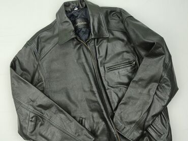 spodenki miu miu: Kurtka skórzana dla mężczyzn, rozmiar S