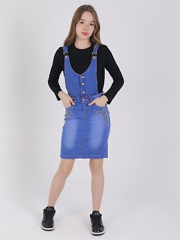 Другая женская одежда: Джинсовые сарафаны и юбки: Купи у меня по 500 сом продавай по 1000 сом — 27