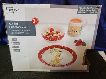 Kuhinjski setovi: Set nov,deciji nemacki,najfiniji kostani kineski porcelan. Set za — 2