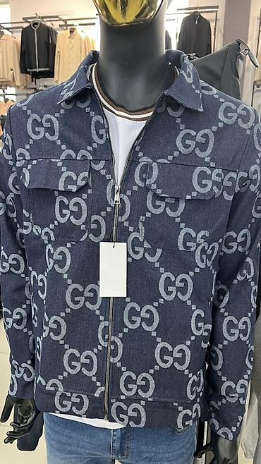 Куртки: Мужская куртка, Все размеры, Gucci, Новый, цвет - Синий, Самовывоз, Платная доставка — 1