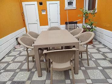 Bağ, çöl masa və oturacaq dəstləri: Yeni, Dördbucaq masa, 6 stul, Açılmayan, Skameykalar ilə, Plastik, Türkiyə -da lalafo.az — 10 Bağ, çöl masa və oturacaq dəstləri: Yeni, Dördbucaq masa, 6 stul, Açılmayan, Skameykalar ilə, Plastik, Türkiyə — 10