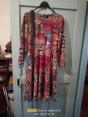 кыргызский платье: Вечернее платье, Классическое, Длинная модель, Атлас, 2XL (EU 44), 3XL (EU 46)