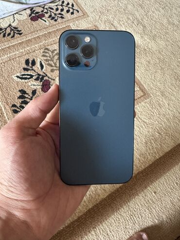 фай фай: IPhone 12 Pro Max, Колдонулган, 128 ГБ, Pacific Blue, 88 %