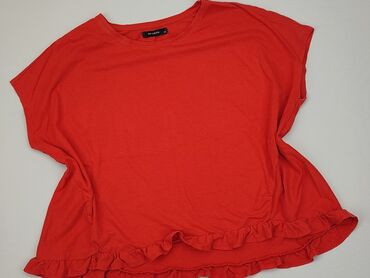 czerwona bluzki damskie krótki rękaw: Bluzka Damska, Reserved, XS, stan - Bardzo dobry