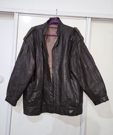 женская кожанная куртка: Кожаная куртка, 6XL (EU 52)