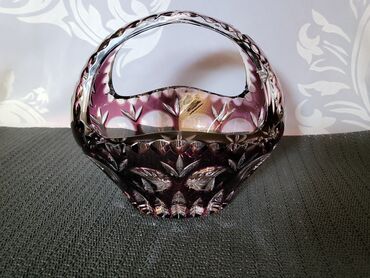 Kante: Korpa rucni rad,Nachtmann kristal,led kristal Nemacka iz 70ih — 7