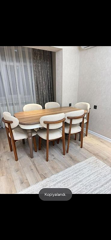 Masa desti 750 azn. Tezedir, 4 gun evvel alinib. Eve uygun gelmediyi