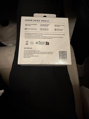 apple watch 1: HONOR CHOICE Watch 2i – ağıllı saat Xüsusiyyətlər: - 1.85 düym AMOLED — 2