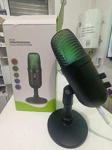 mikrofonlu qulaqlıq: RGB Professional Live Microphone - RGB işıqlandırma: Cıxıqsız — 1