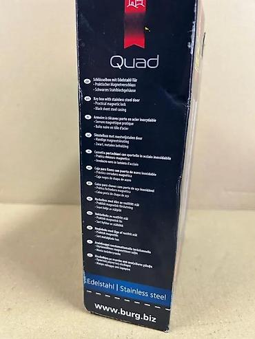 Kutije za odlaganje: Burg Wächter Key Box Quad – zidna kutija za ključeve - Moderan front — 11