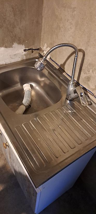 seyf dolab: Mətbəx üçün lavabo dolabı və paslanmayan polad stolüstü - Üst hissə — 3