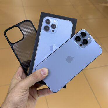 купить айфон 13 про макс 256 гб: IPhone 13 Pro Max, Б/у, 256 ГБ, Pacific Blue, Защитное стекло, Чехол, Коробка, 84 %