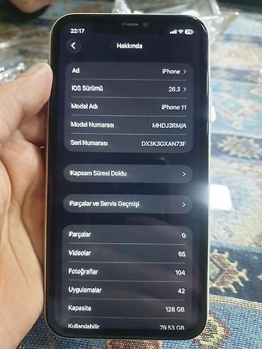 Apple iPhone: IPhone 11, 128 GB, White Titanium, Face ID — 3